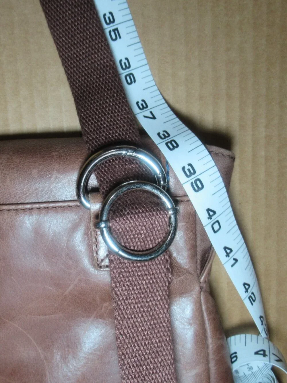 The Sak Ventura Convertible Leather Satchel Backpack Brown Blue | OS